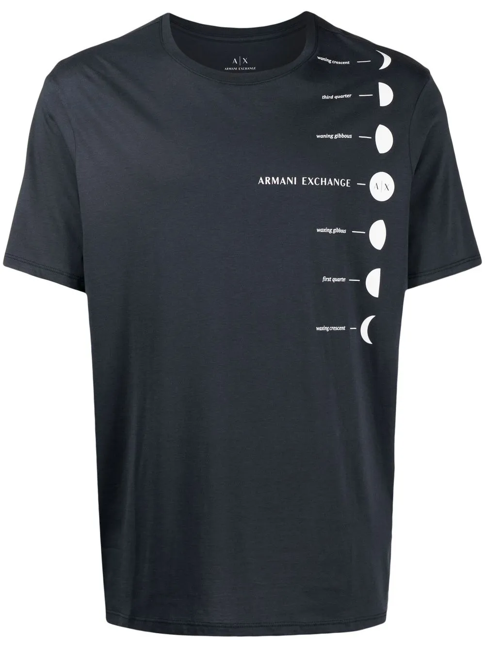 

Armani Exchange playera con logo estampado - Azul