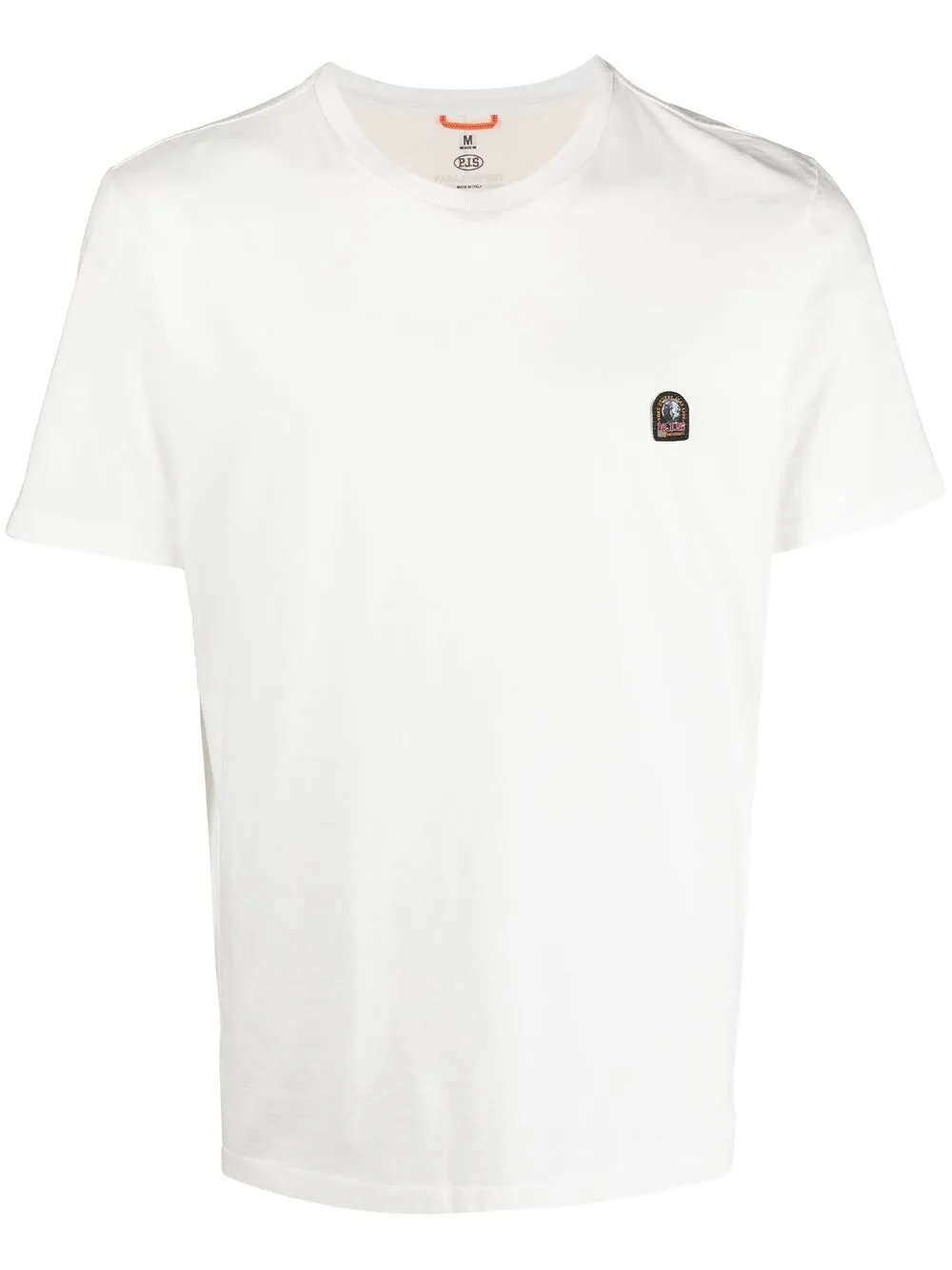 Parajumpers Logo-patch Cotton T-shirt In Grey