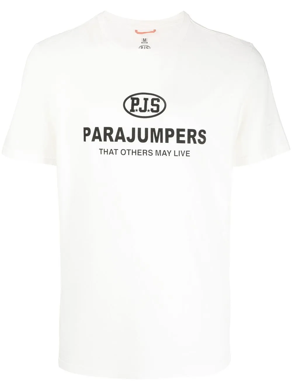 

Parajumpers playera con logo en el pecho - Blanco