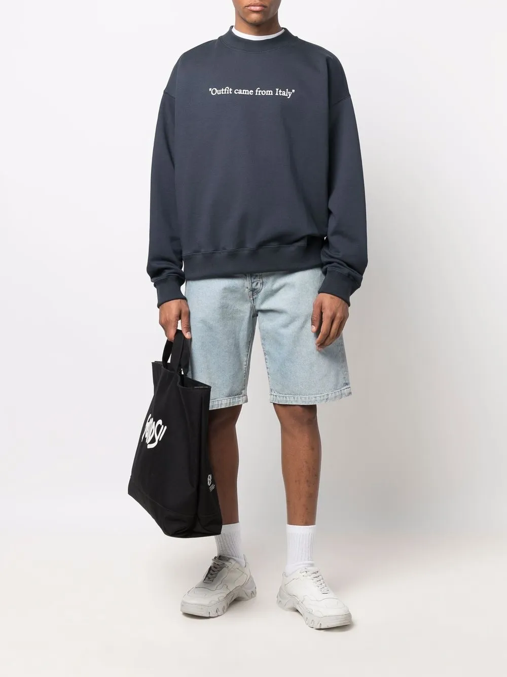 фото Off-white толстовка с круглым вырезом