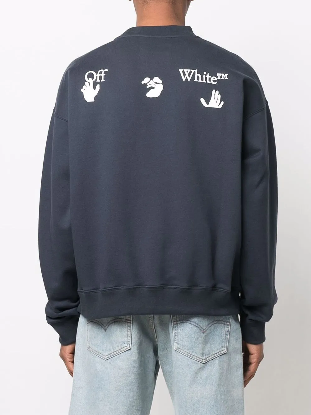 фото Off-white толстовка с круглым вырезом