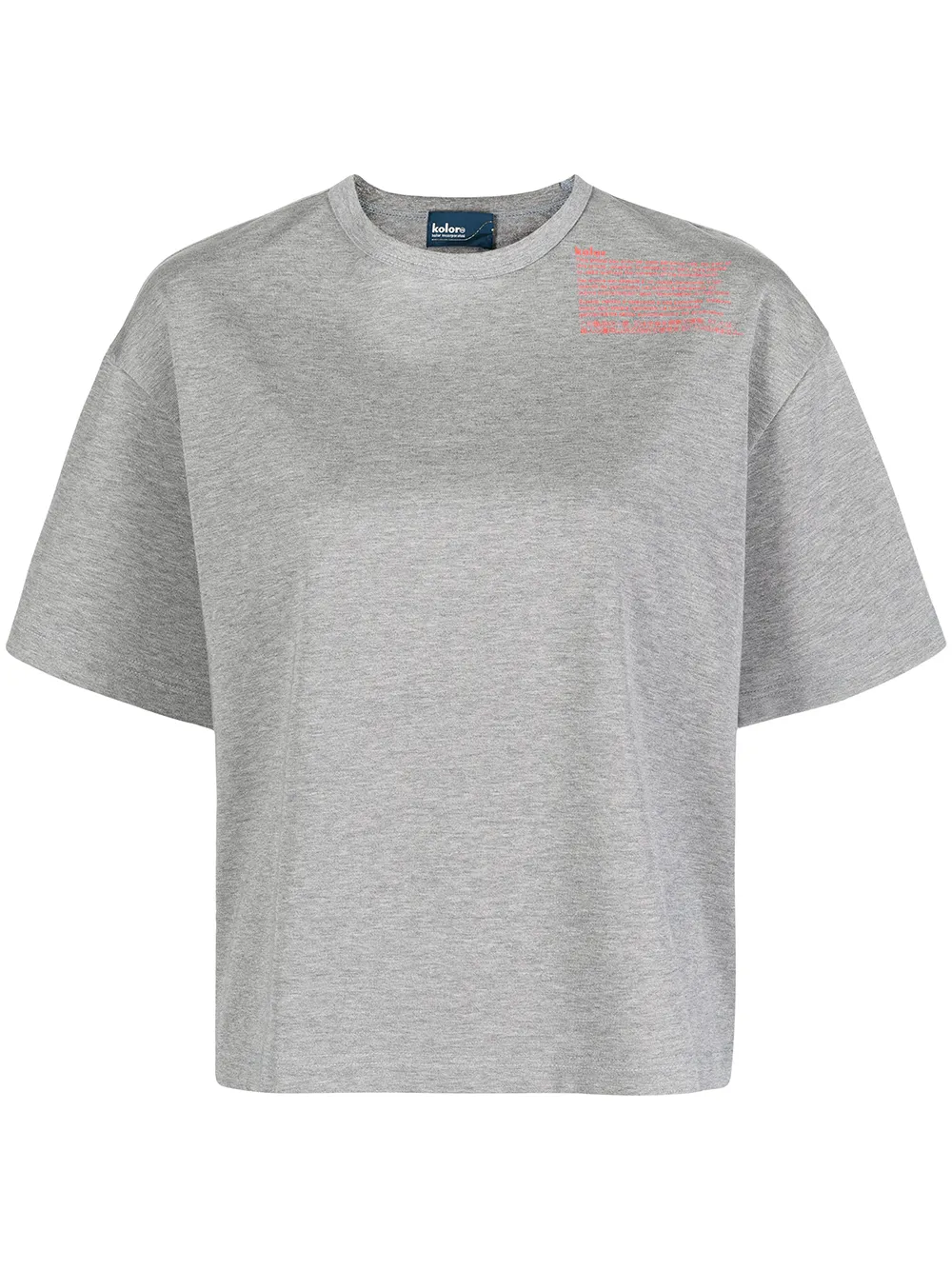 

Kolor playera estampada - Gris