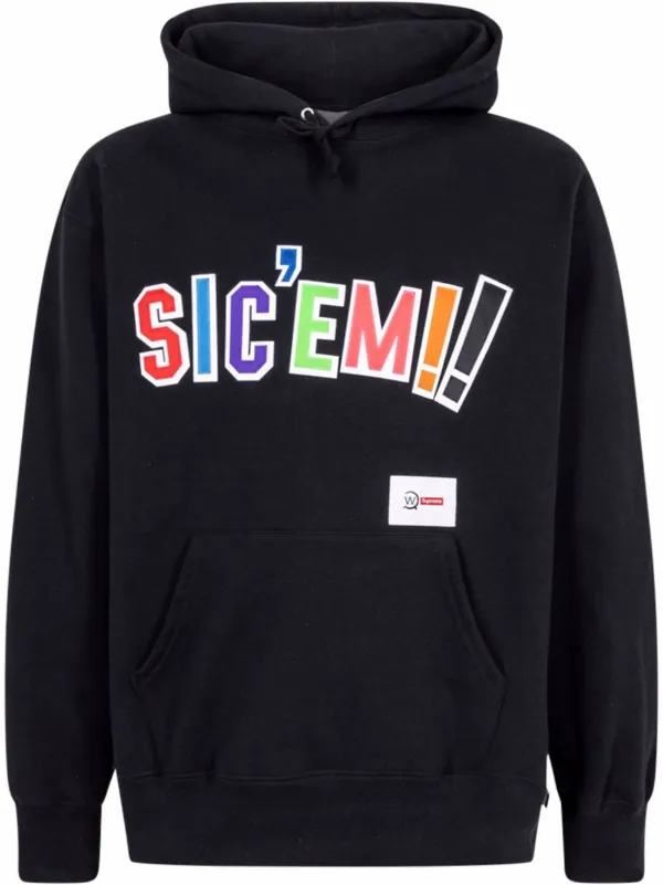 Supreme x WTAPS Sic'em! パーカー - Farfetch