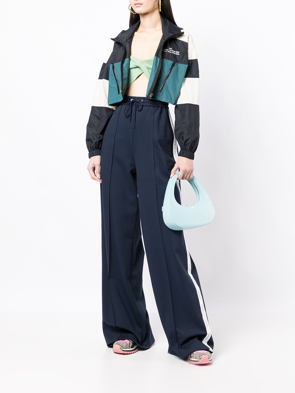 Rokh Striped Drawstring Trousers - Farfetch