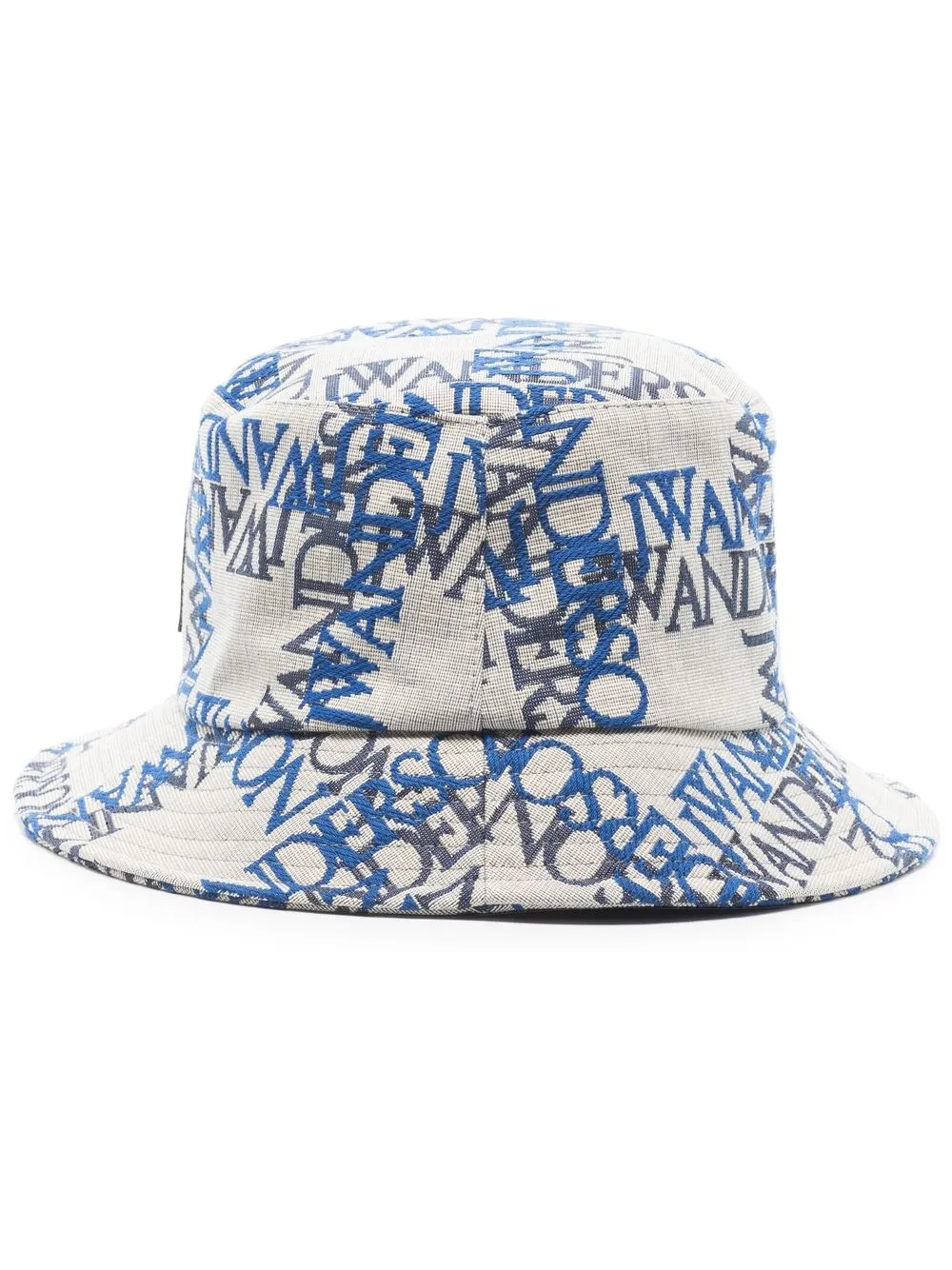 

JW Anderson gorro de pescador con logo en jacquard - Azul