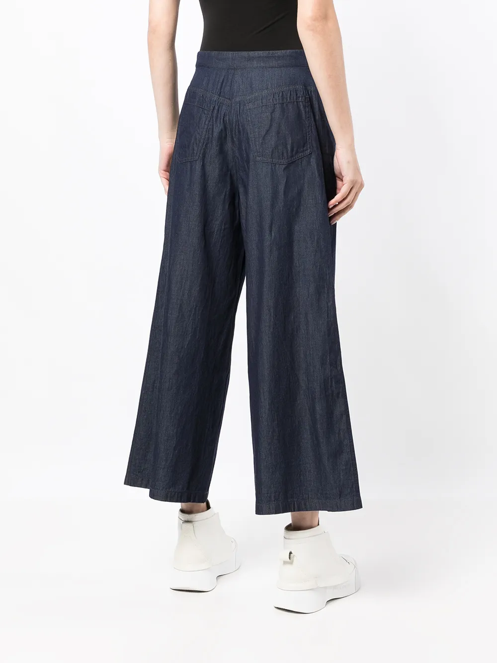 фото Agnès b. укороченные джинсы широкого кроя