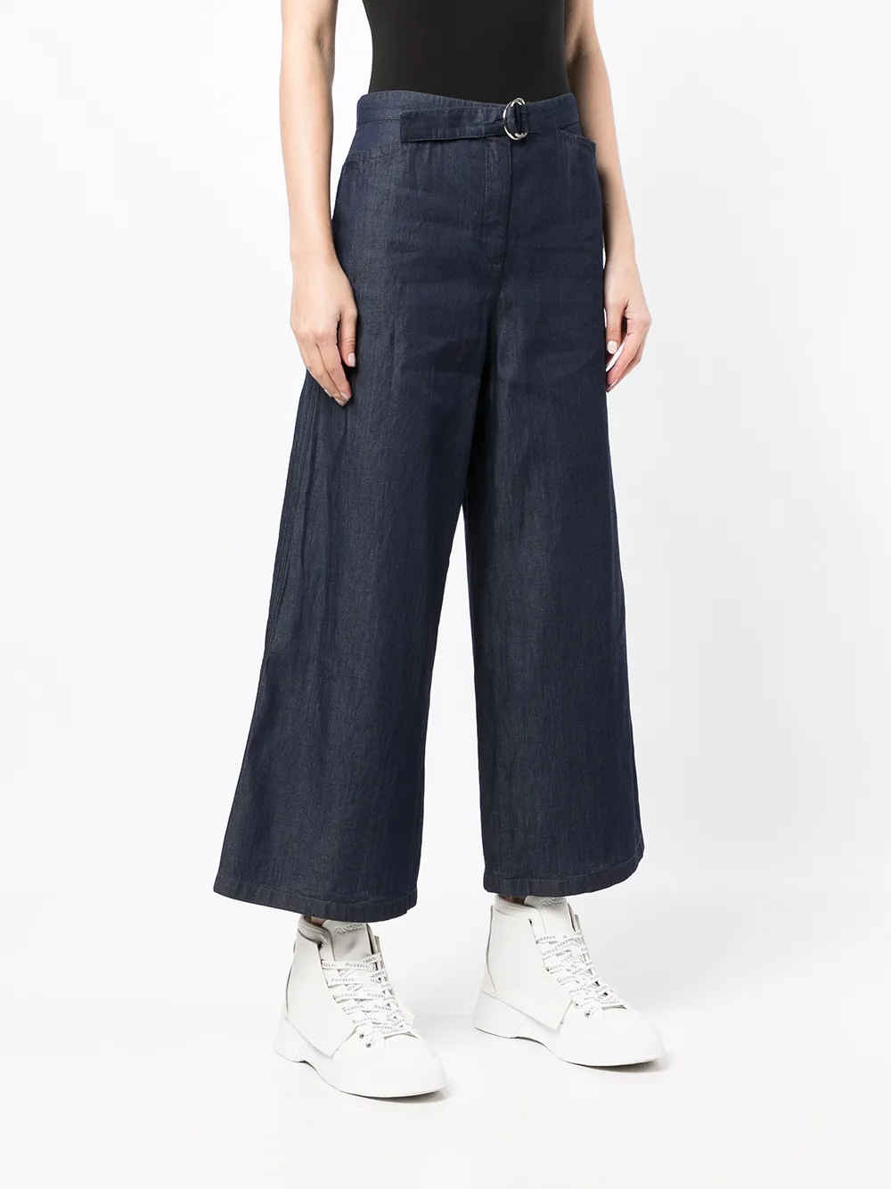 фото Agnès b. укороченные джинсы широкого кроя