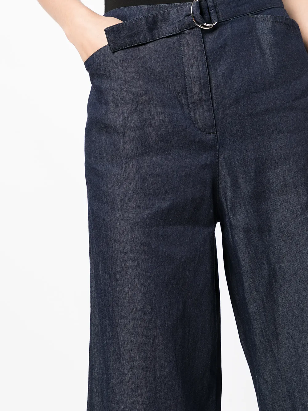 фото Agnès b. укороченные джинсы широкого кроя