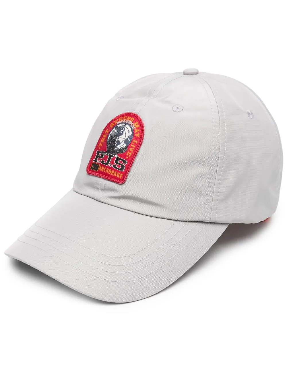 

Parajumpers embroidered-logo detail baseball cap - Grey