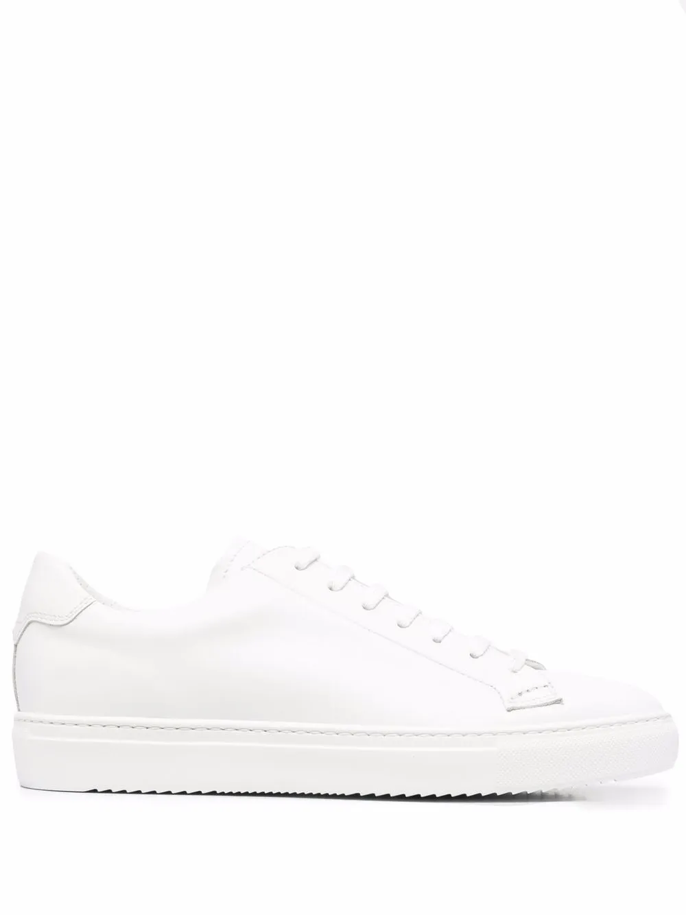 

Doucal's low-top lace-up sneakers - White