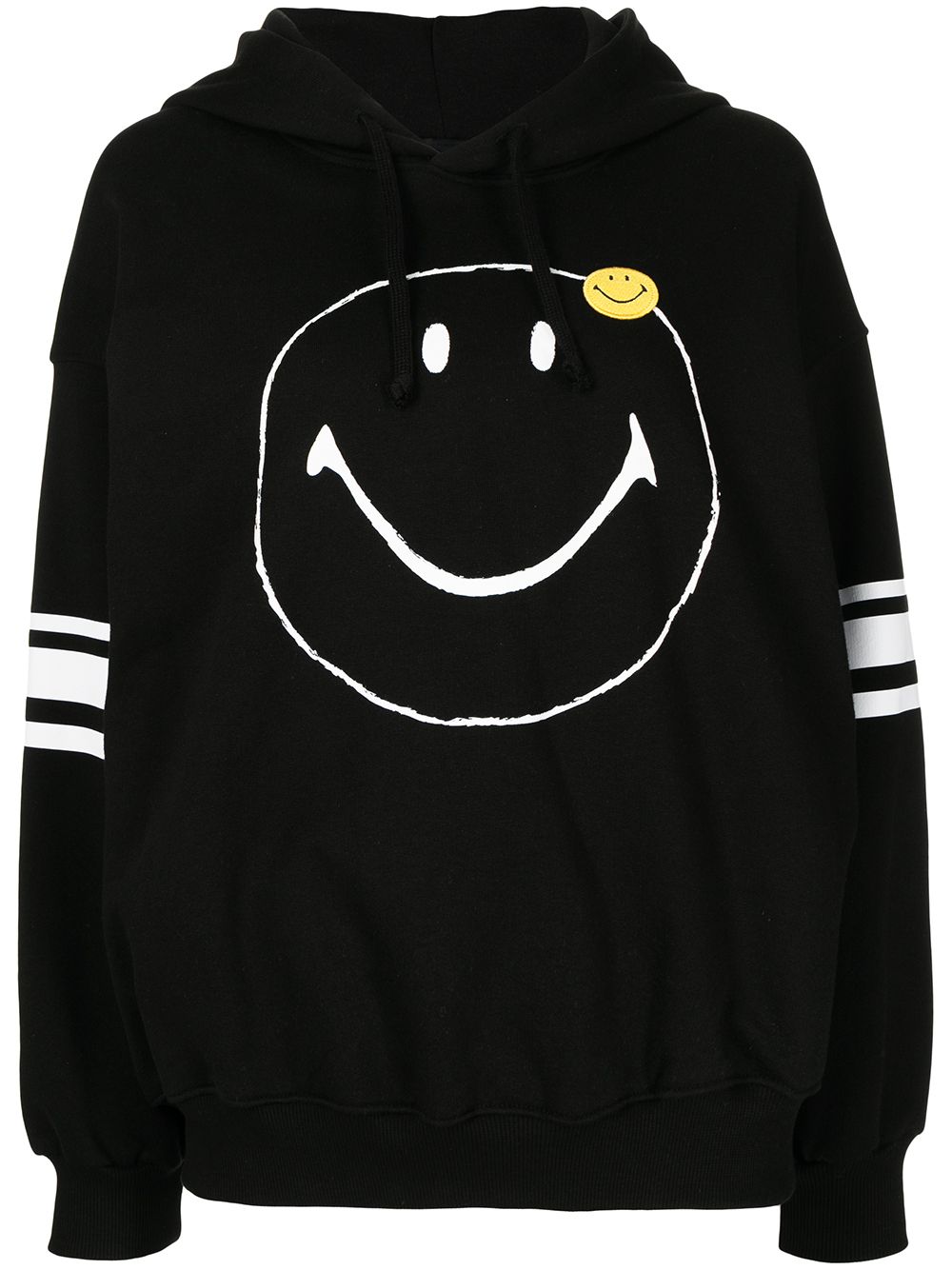 

Joshua Sanders hoodie con motivo Smiley - Negro