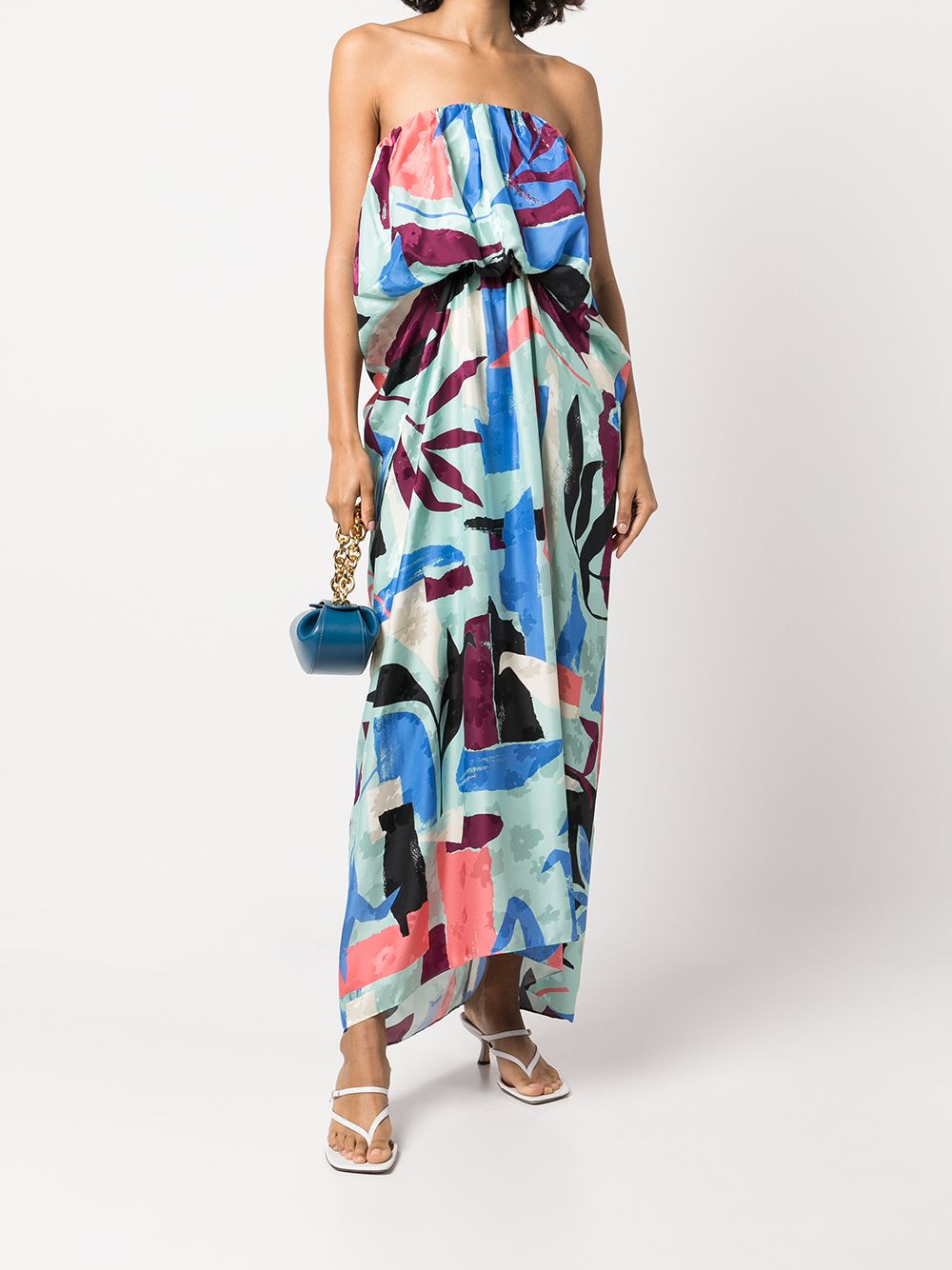 фото Tanya taylor patterned silk maxi dress