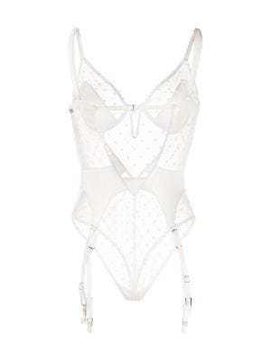 Fleur Du Mal Satin Bullet Bodysuit - Farfetch