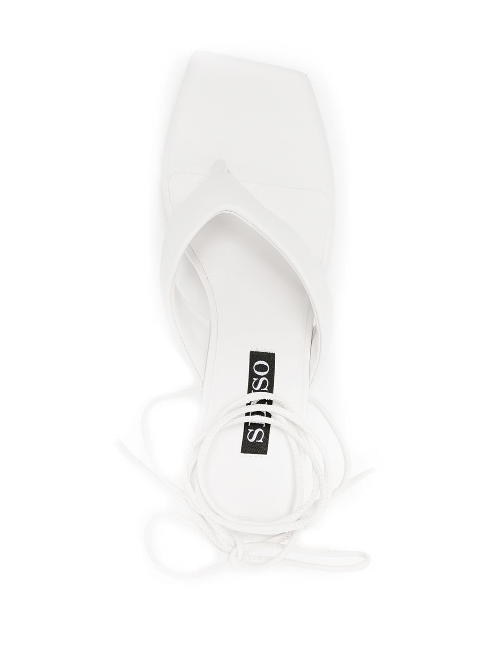 Shop Senso Ultima 80mm Flip-flop Sandals In White