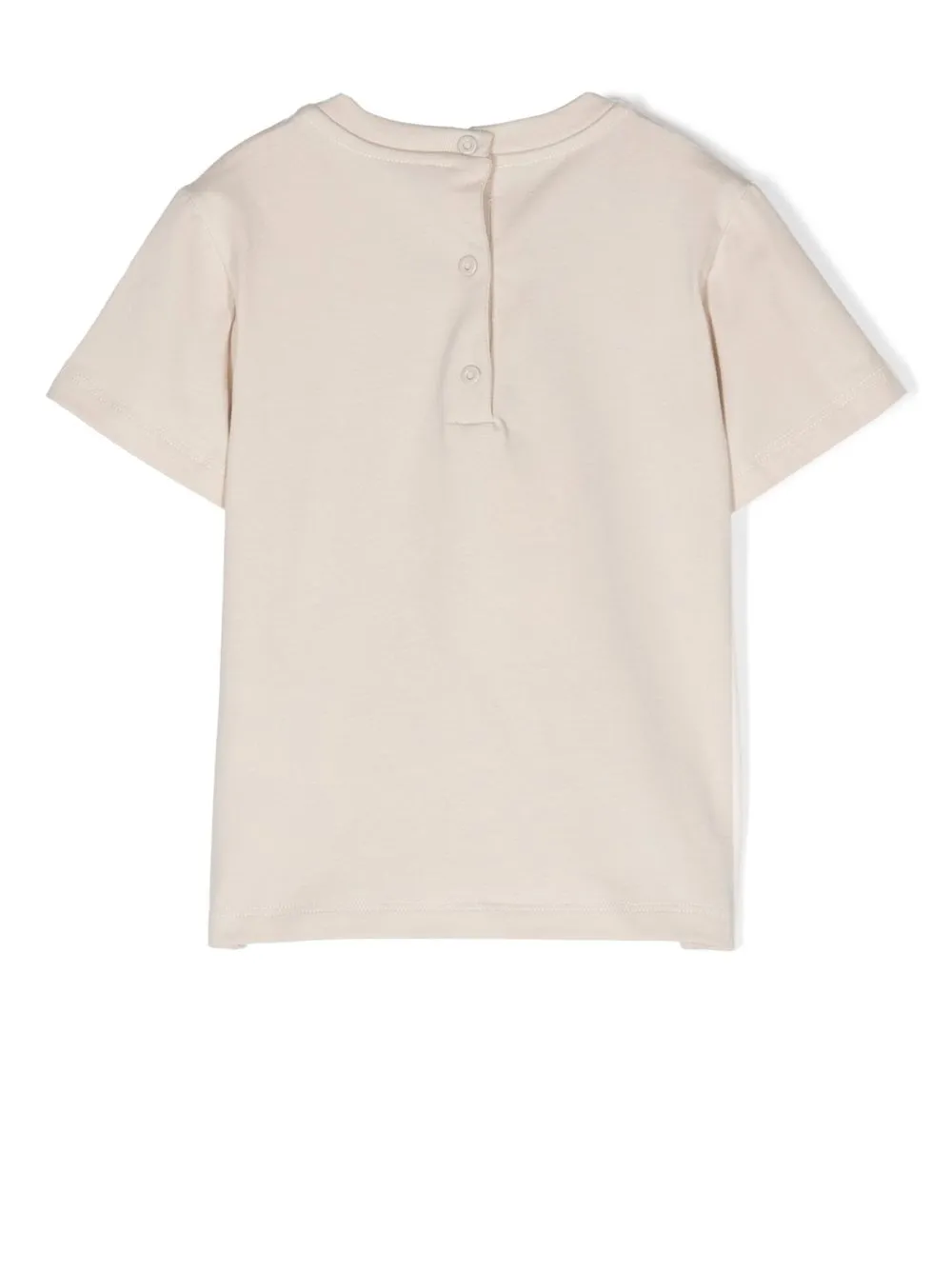 Fendi Kids T-shirt met teddybeerprint Beige