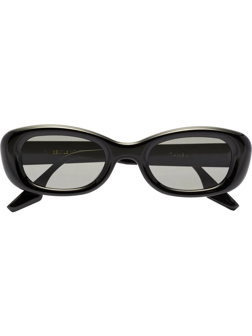 oval-frame sunglasses