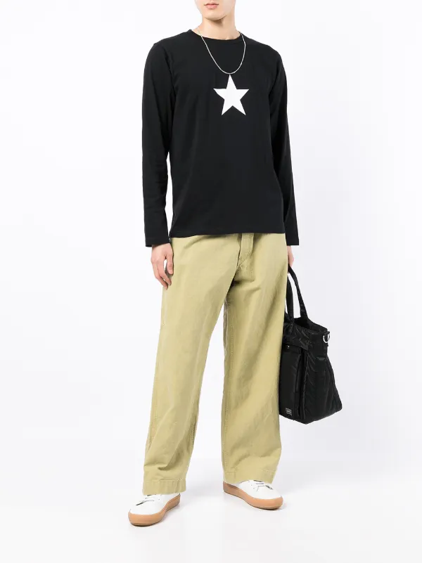 Agnès b. Coulos long-sleeved T-shirt | Black | FARFETCH