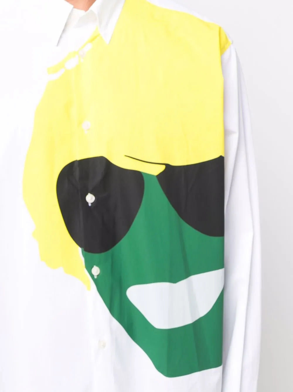 фото Kenzo футболка с принтом и длинными рукавами