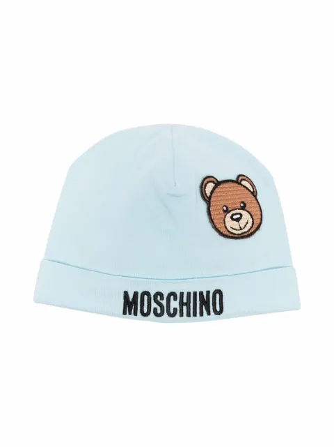 Moschino Kids bonnet à motif Teddy Bear