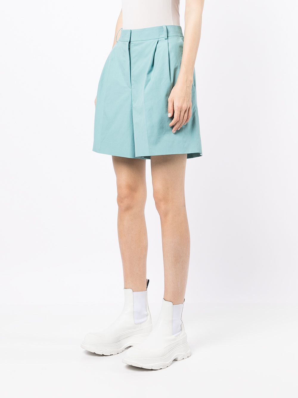  Juun.j Shorts Mit Hohem Bund   Blau 