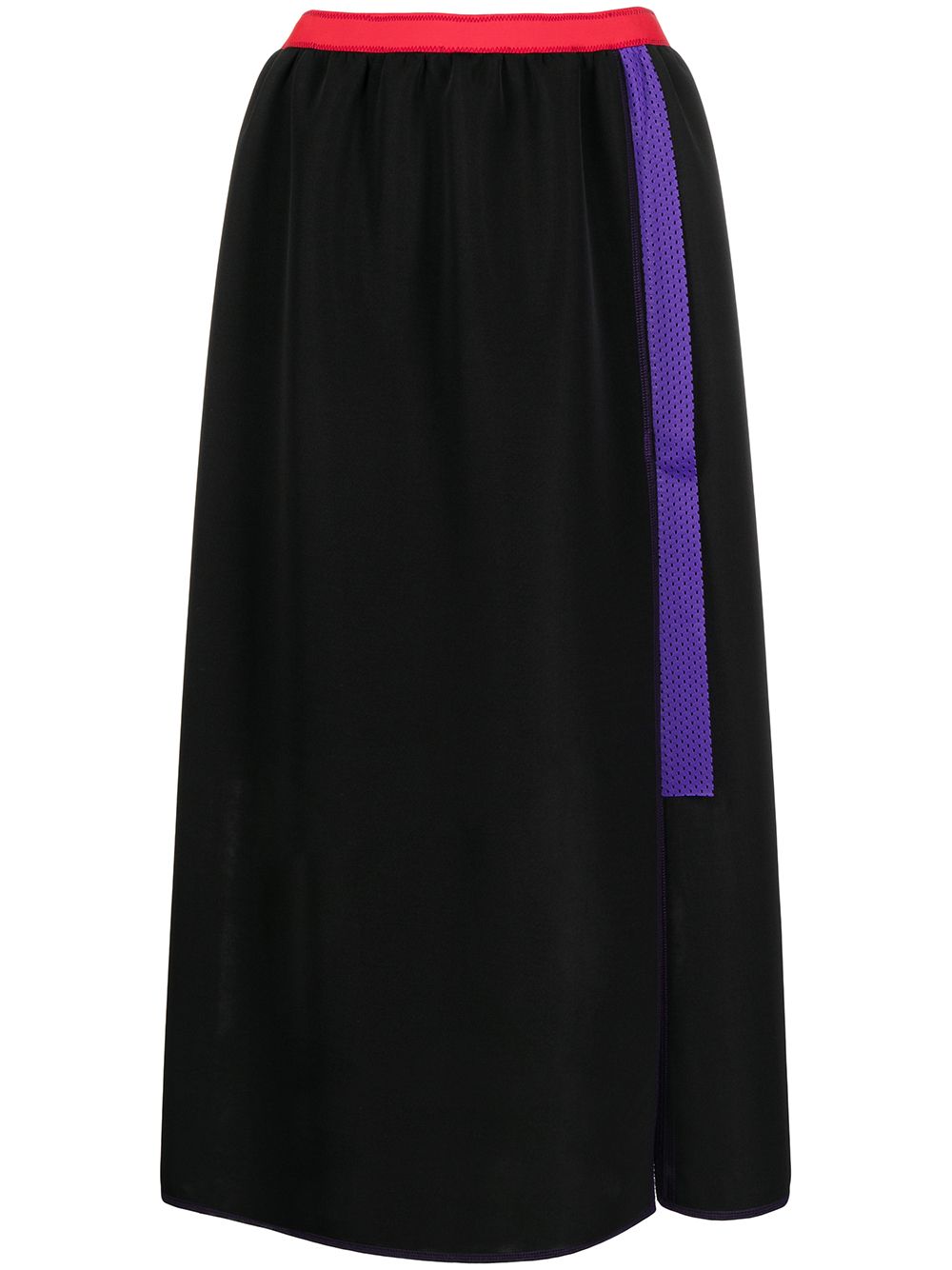 фото Kolor layered colour-block midi skirt