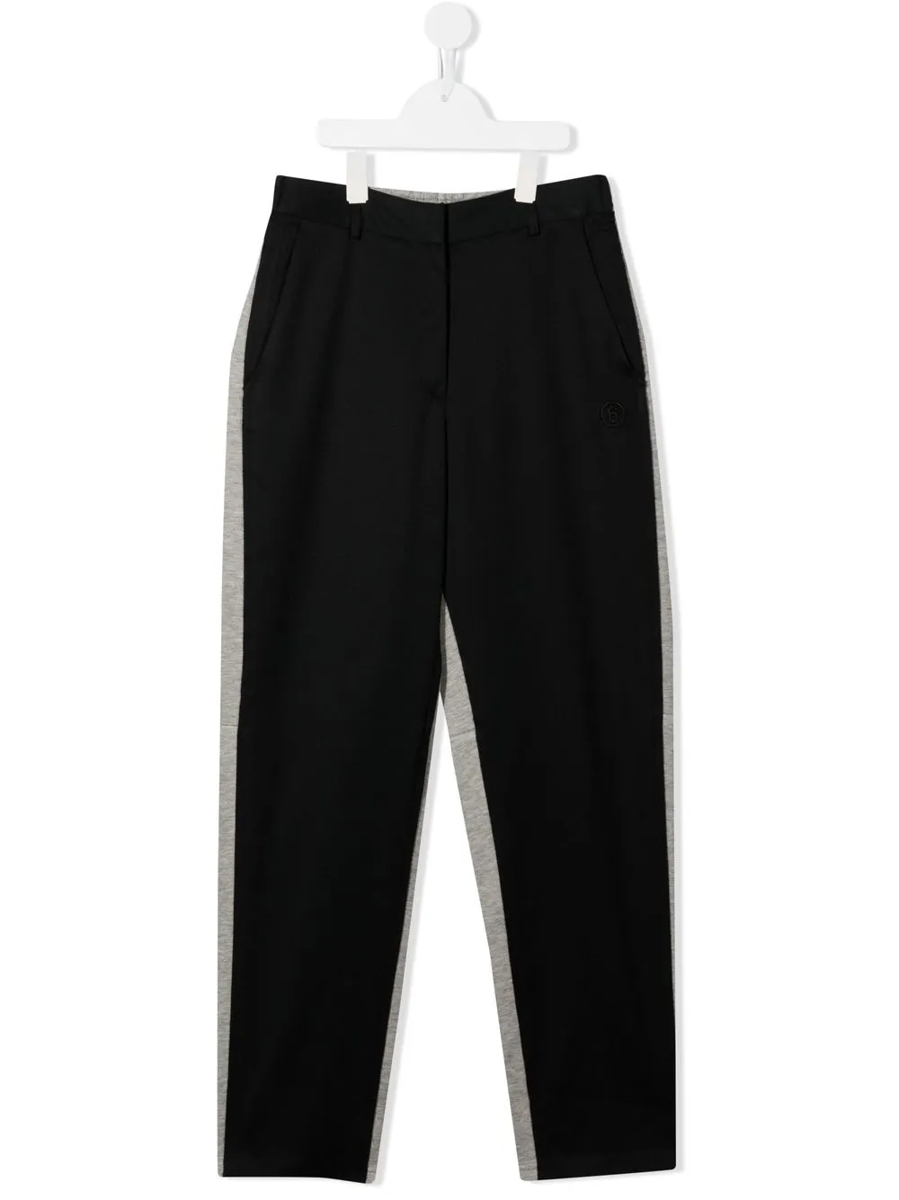 

MM6 Maison Margiela Kids TEEN colour-block track pants - Black