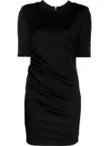 RTA round-neck short-sleeve mini dress - Black