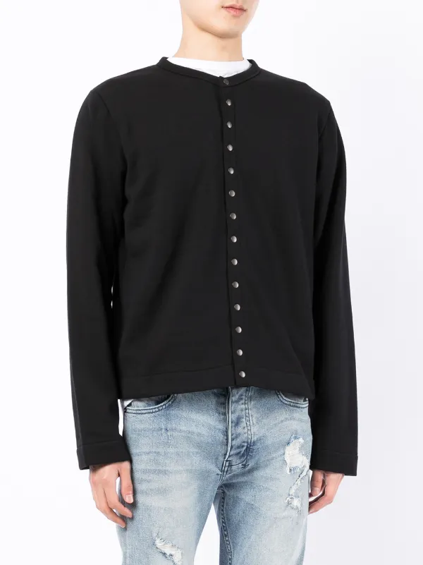 agnès b. homme pressions cardigan FRANCE cardigan pression New Yvan noir