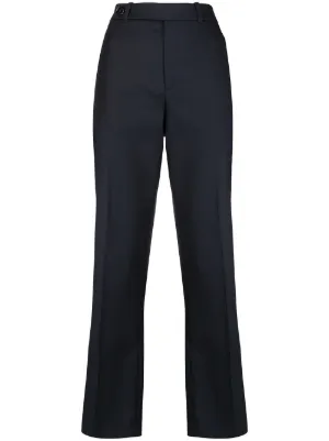新作☆【CHLOE】フレアテーラード パンツ Chloé ウールグレインドプードル製フレアテーラード パンツ の