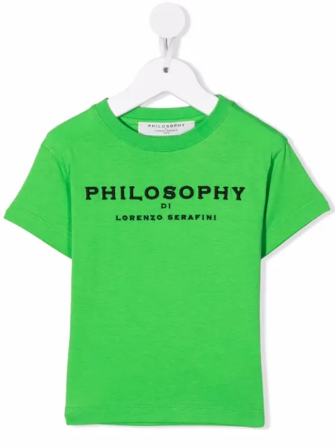 Philosophy Di Lorenzo Serafini Kids T-shirt med broderet logo