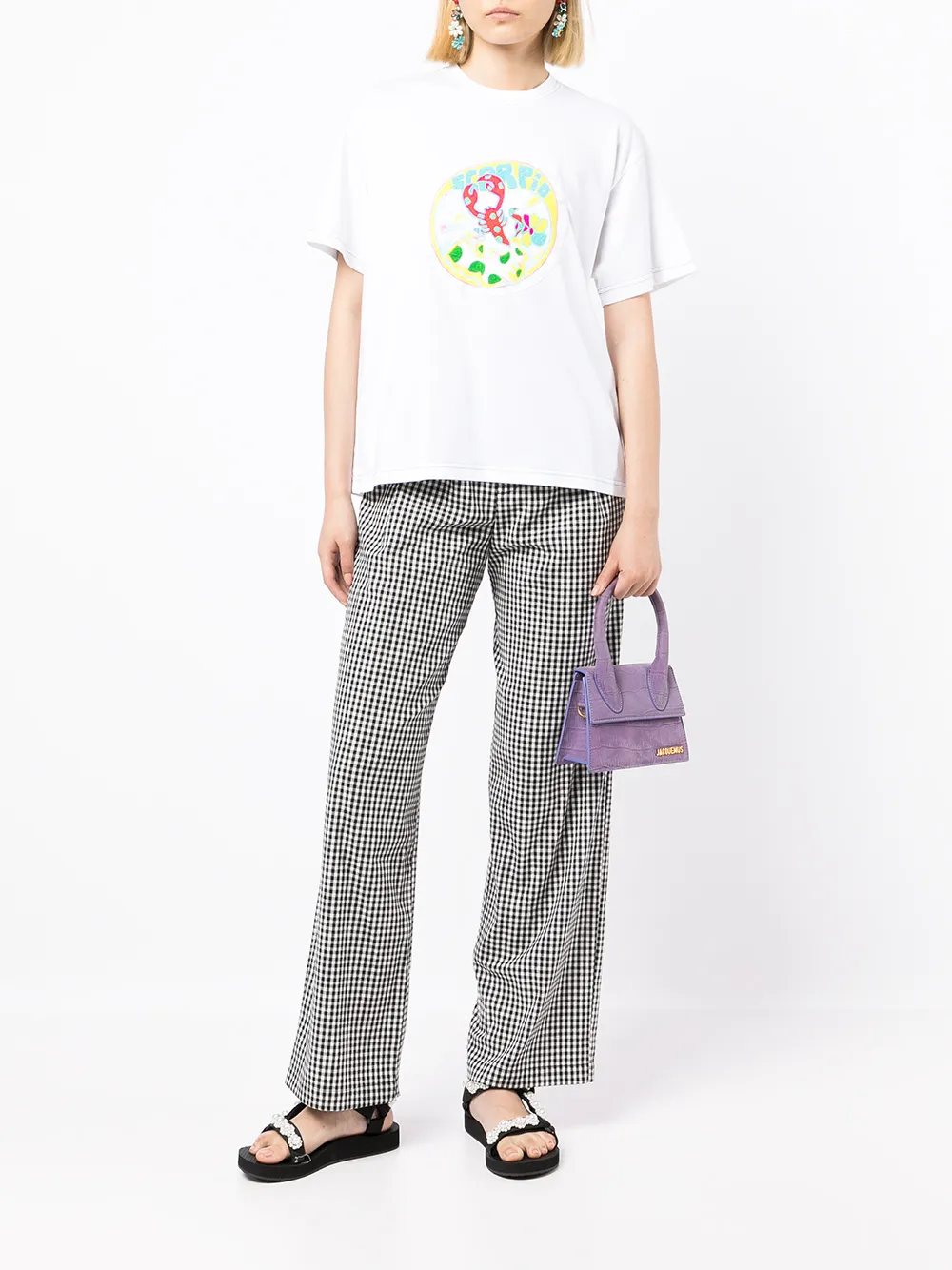 Mira Mikati T-shirt met patch - Wit