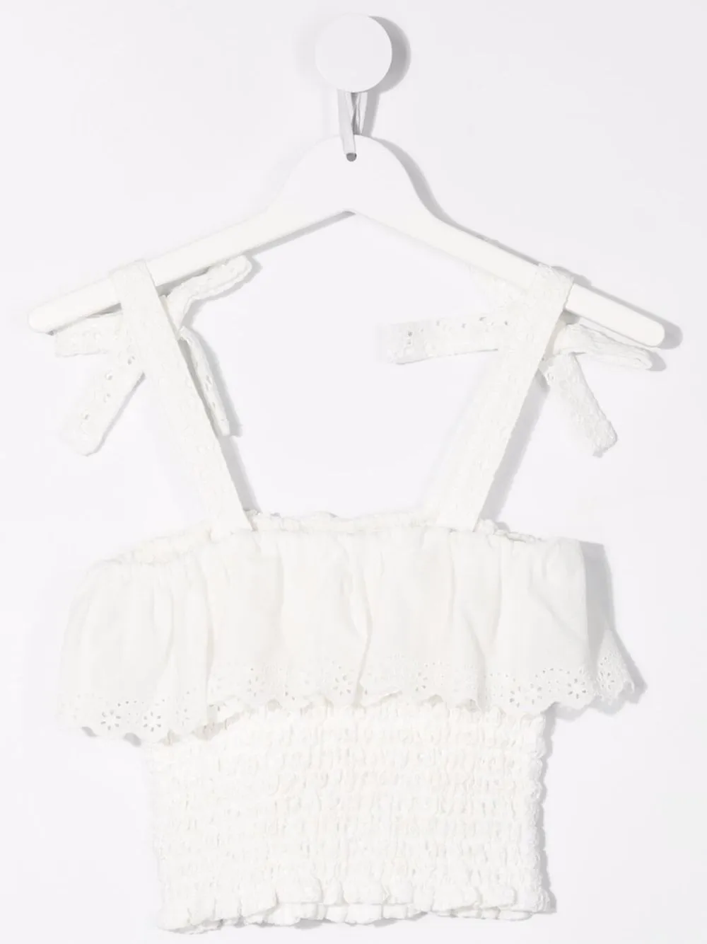 фото Philosophy di lorenzo serafini kids присборенный топ с оборками