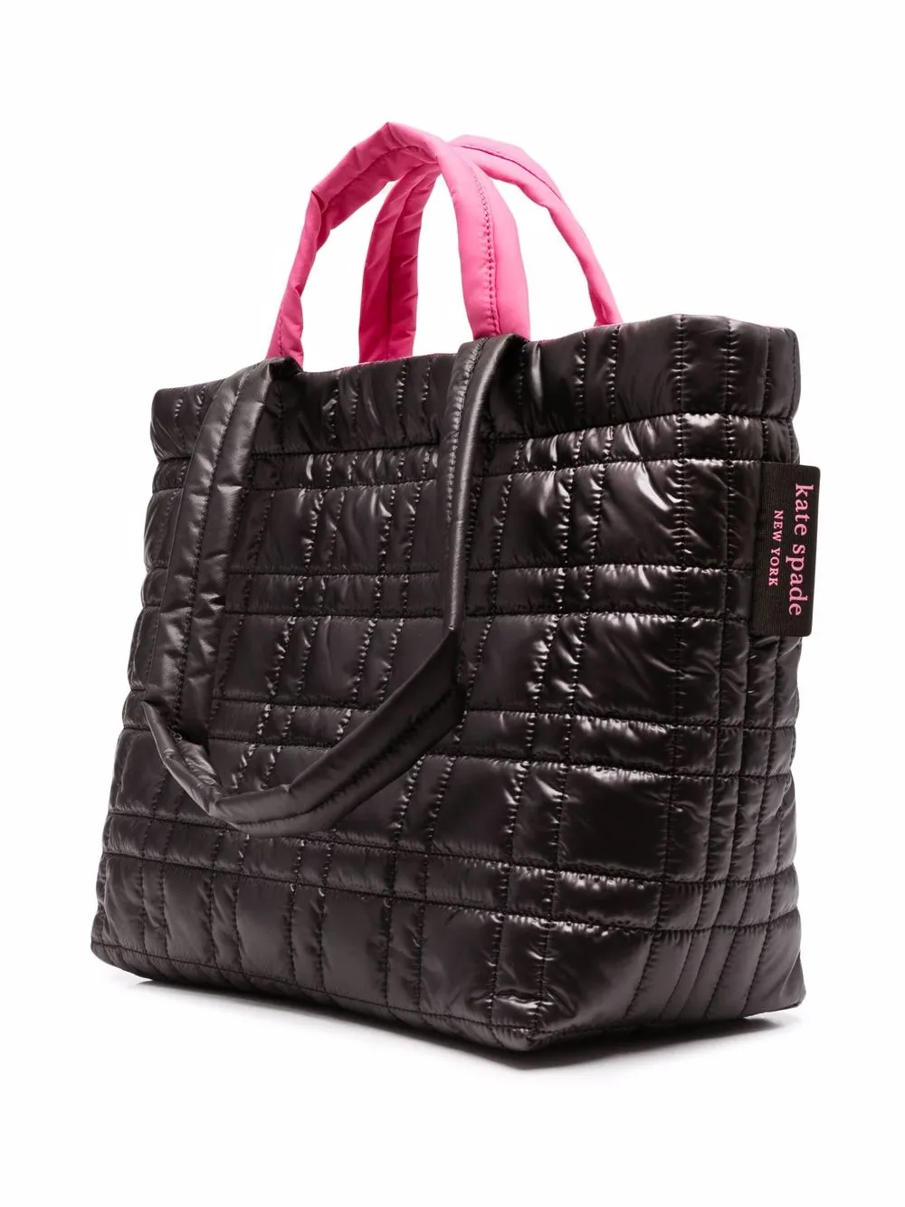 Kate spade black quilted tote deals