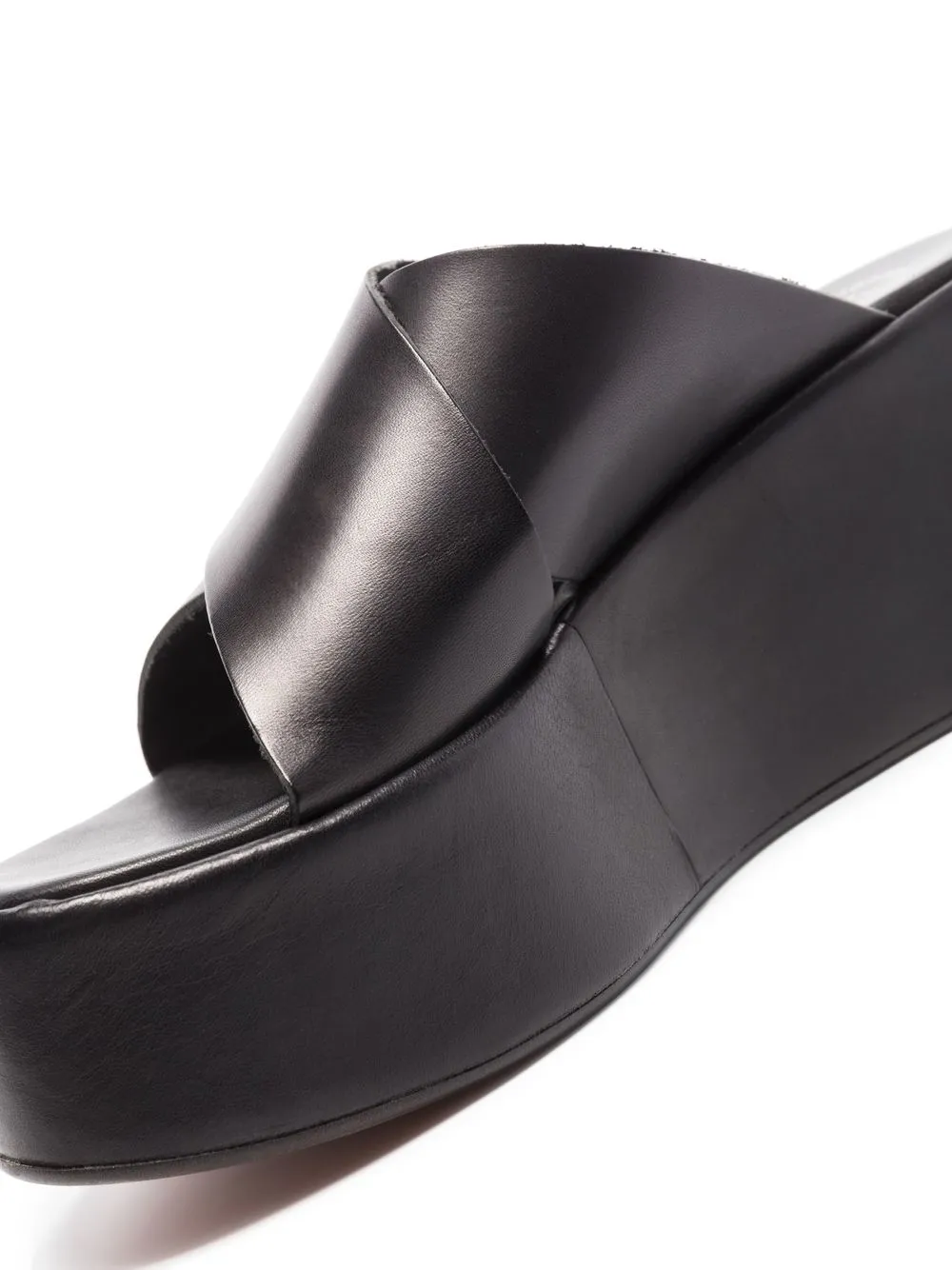 ATP Atelier Lemie sandalen met sleehak - Zwart