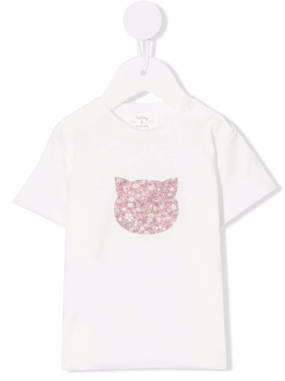 

TEDDY & MINOU cat-print T-shirt - White