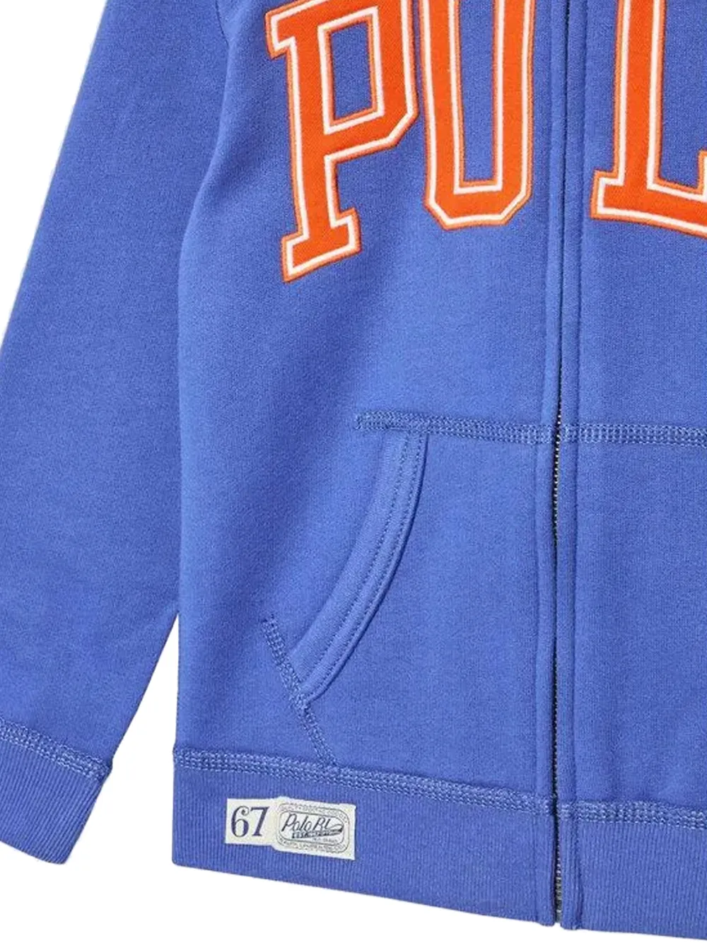POLO RALPH LAUREN KIDS Hoodie met logo-applicatie Blauw