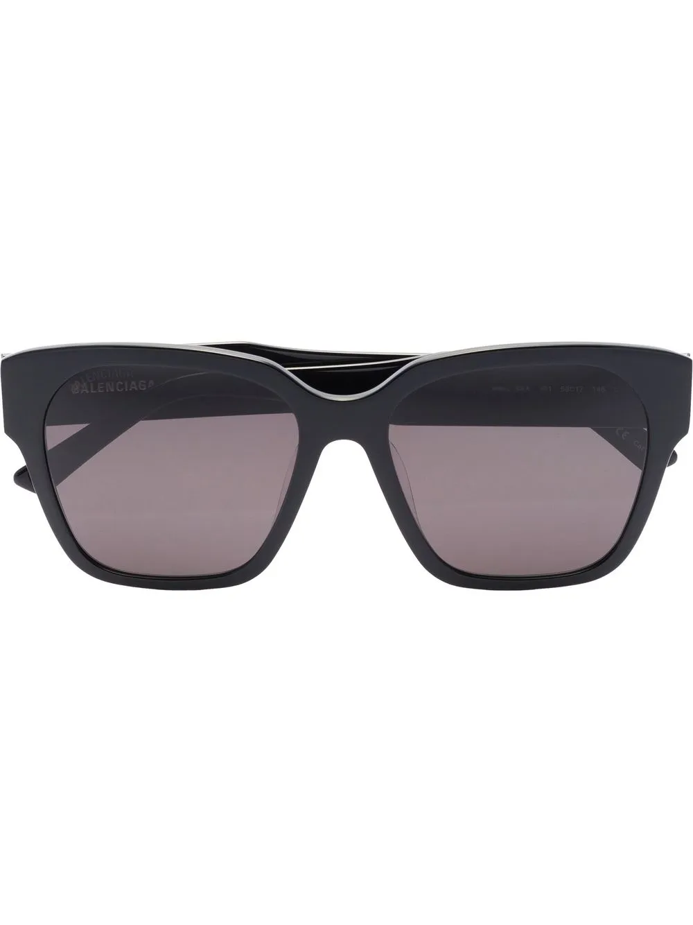 Image 1 of Balenciaga Eyewear logo-print square-frame sunglasses