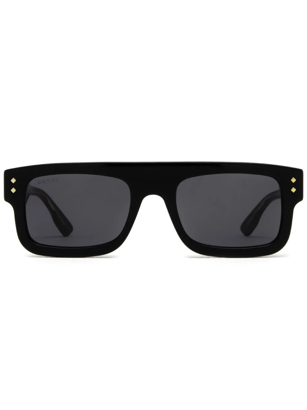 Gucci Eyewear logo print square-frame sunglasses | Black | Image 1