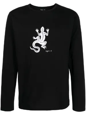 Agnès b. Coulos long-sleeved T-shirt | Black | FARFETCH