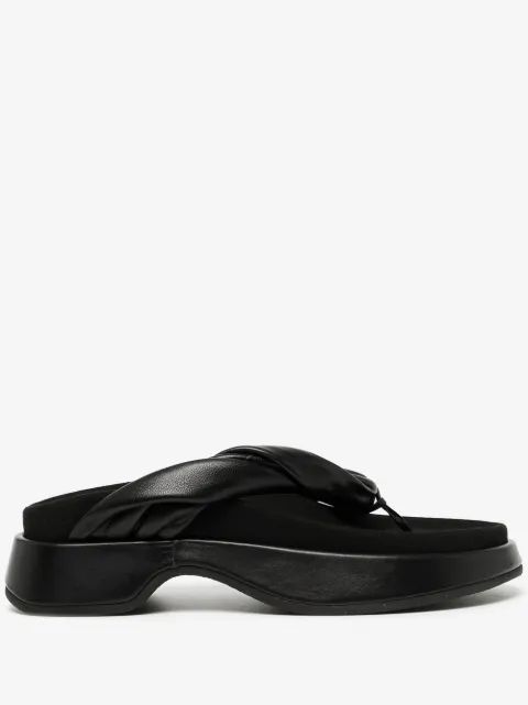 Reike Nen twist-strap platform flip flops 
