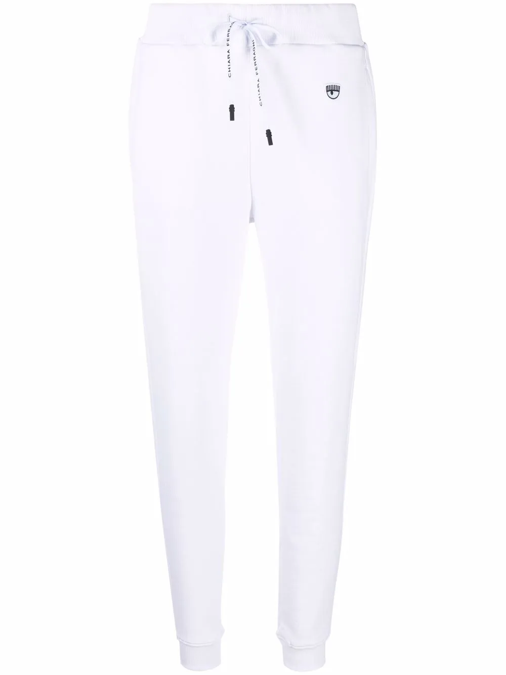 

Chiara Ferragni Eye-detail track pants - White