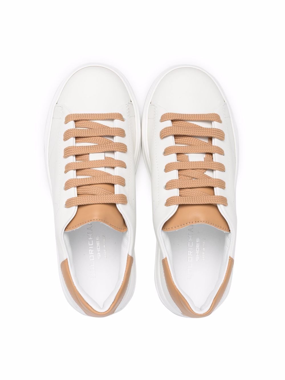 фото Colorichiari low lace-up sneakers