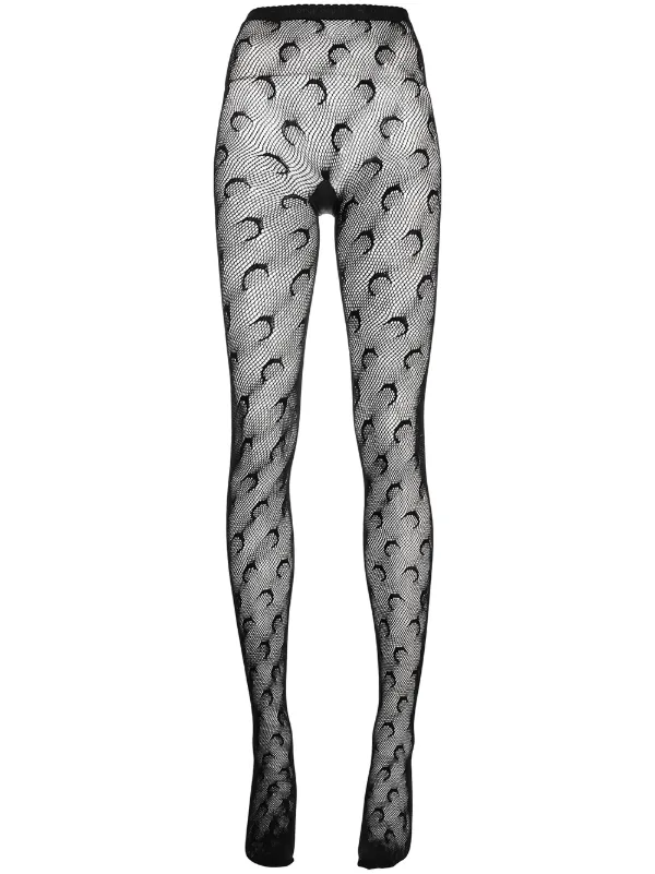 Marine Serre Moon Fishnet Tights - Farfetch