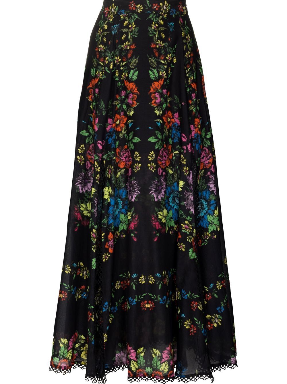 Image 1 of Charo Ruiz Ibiza floral-print maxi skirt