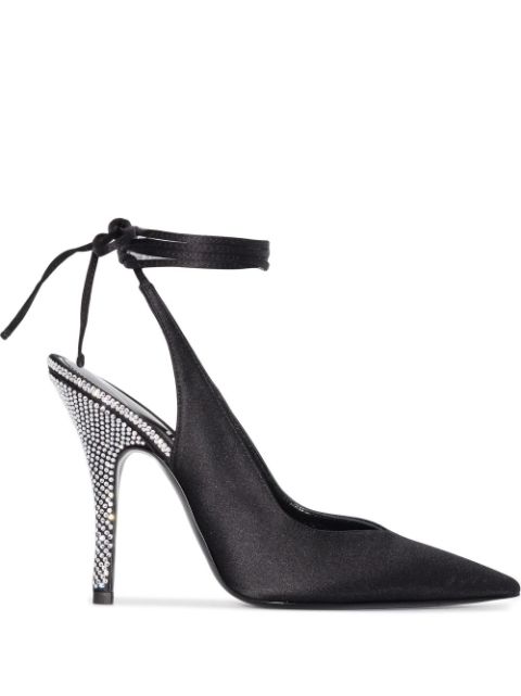 The Attico Venus embellished 105mm pumps Women