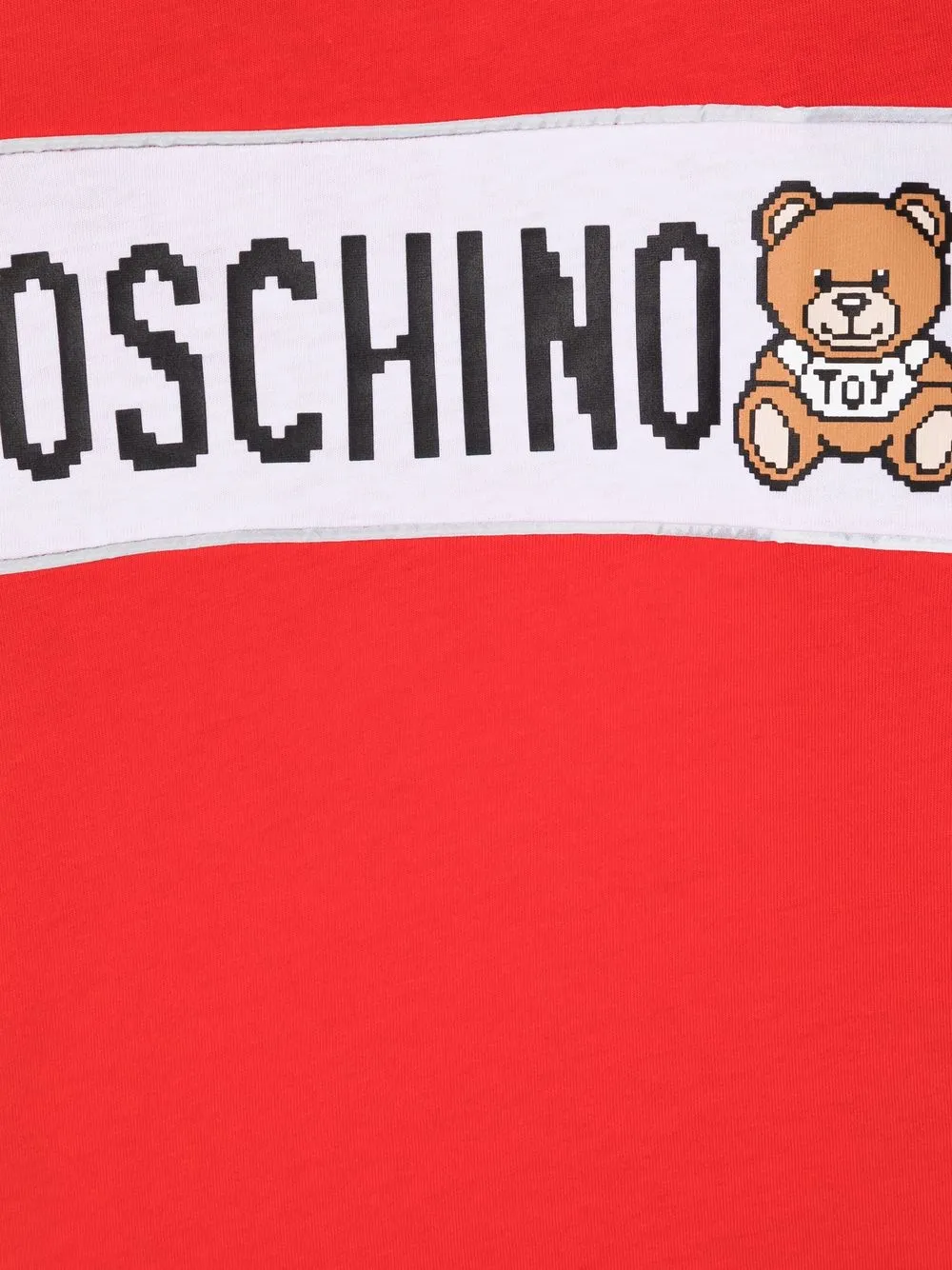 фото Moschino kids футболка teddy bear с логотипом