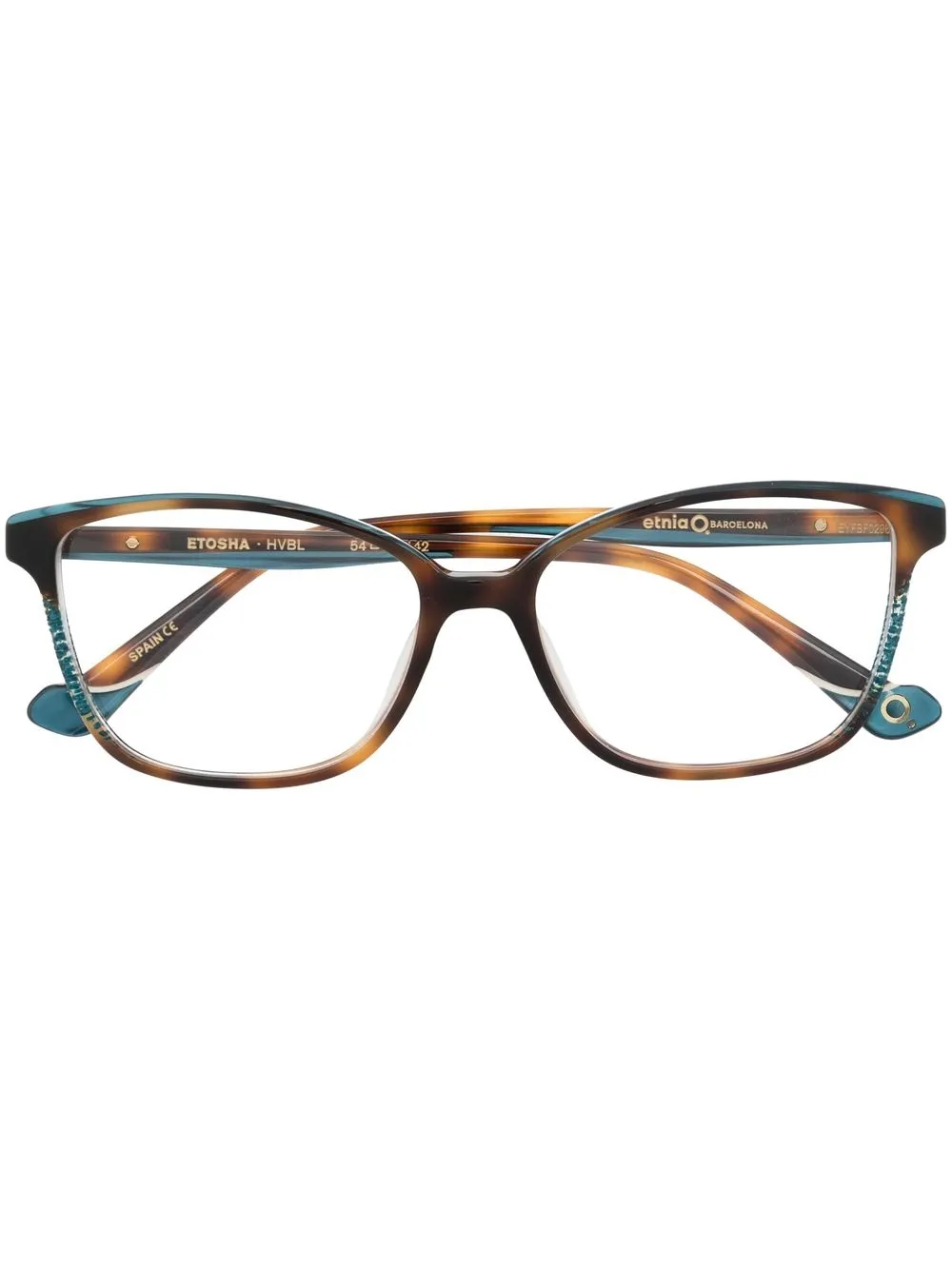 

Etnia Barcelona Etosha square-frame glasses - Brown