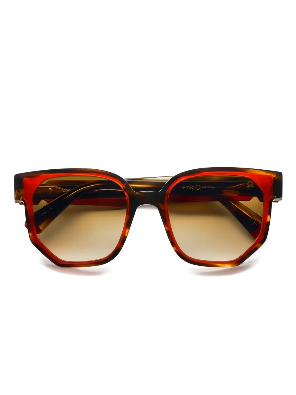 Etnia Barcelona geometric-frame sunglasses - Marrone