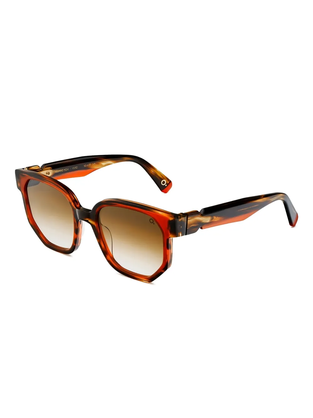 Etnia Barcelona geometric-frame sunglasses - Bruin