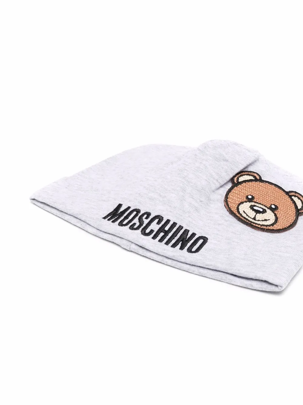 фото Moschino kids шапка бини с вышитым логотипом